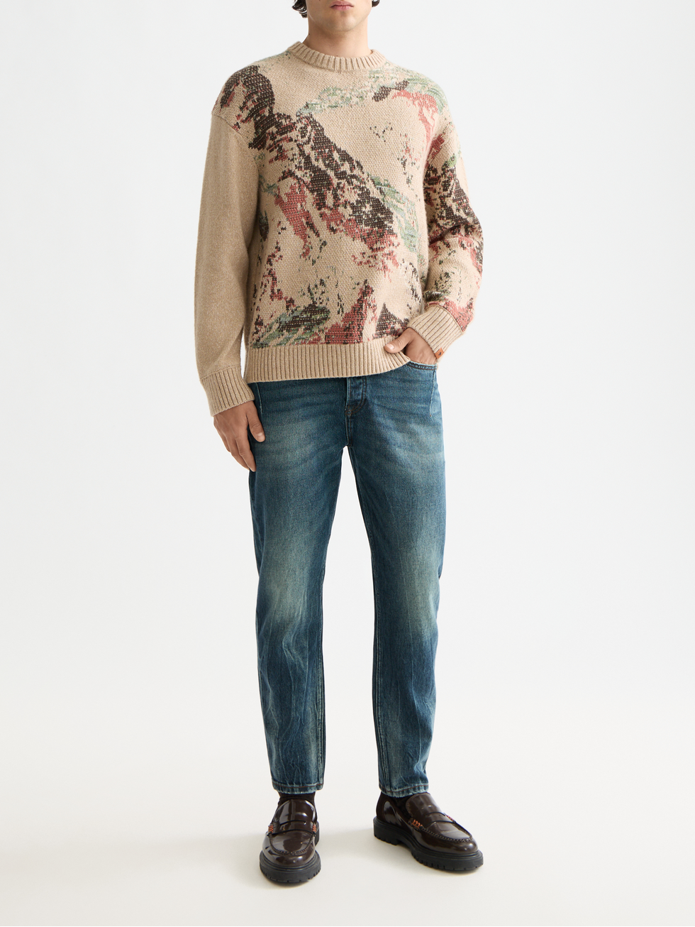 Mountain loose pullover