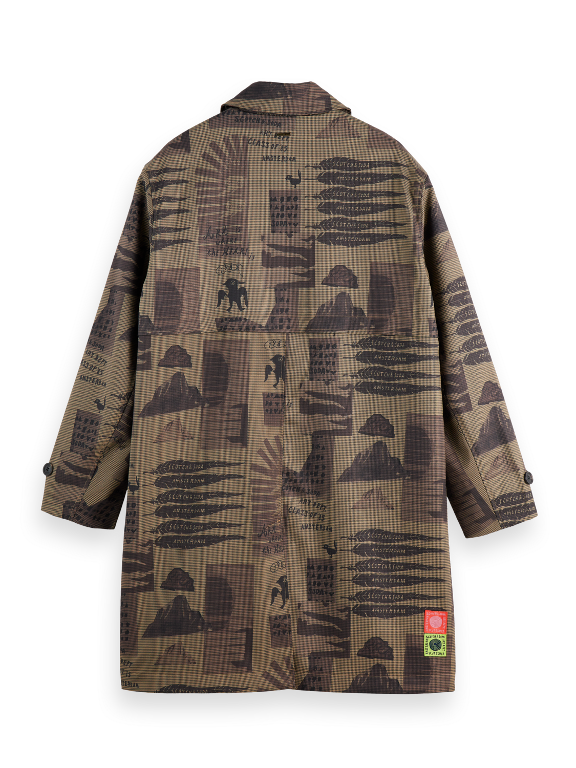 Collage car coat