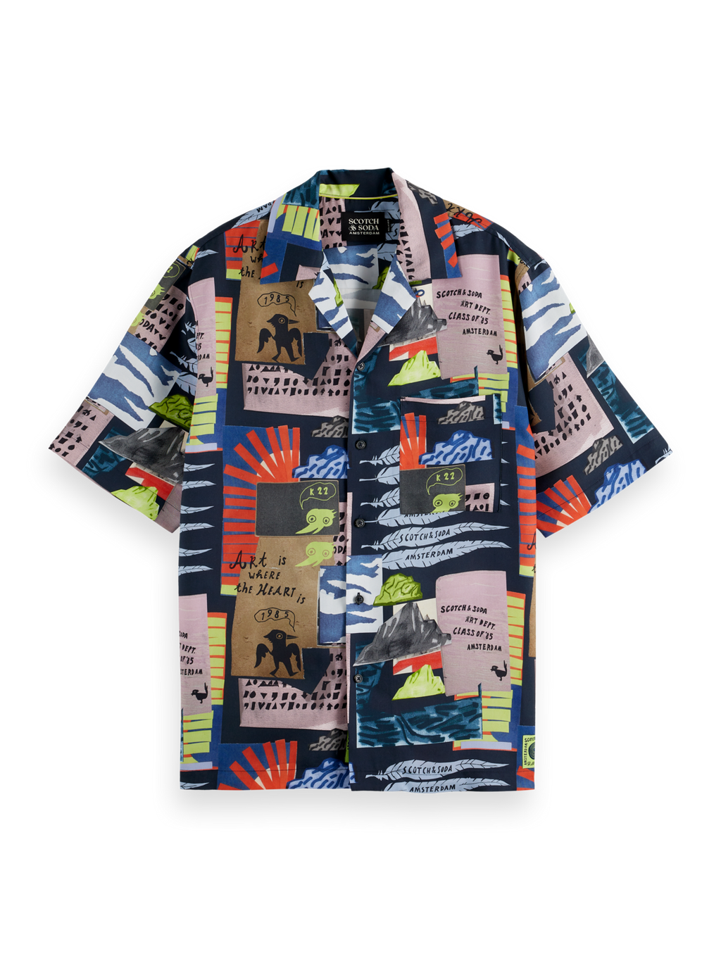 printed short sleeve shirt