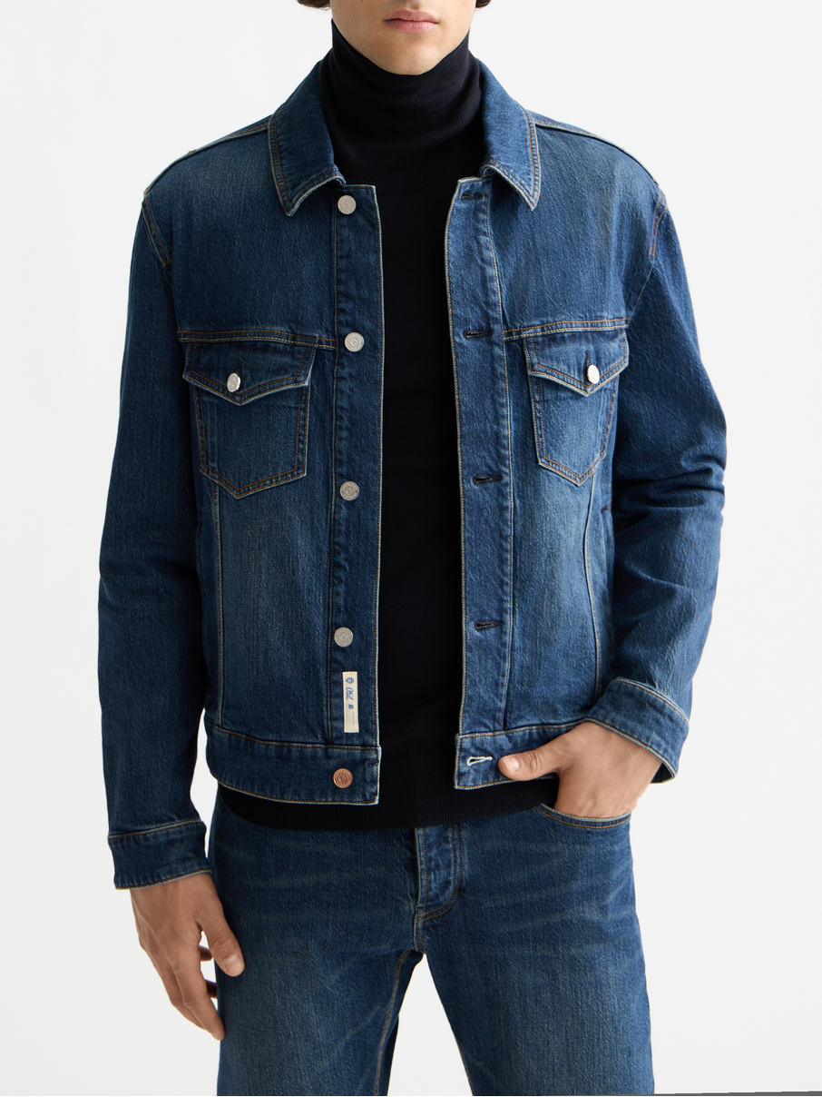 Denim Trucker Jacket – Let It Rain Collection