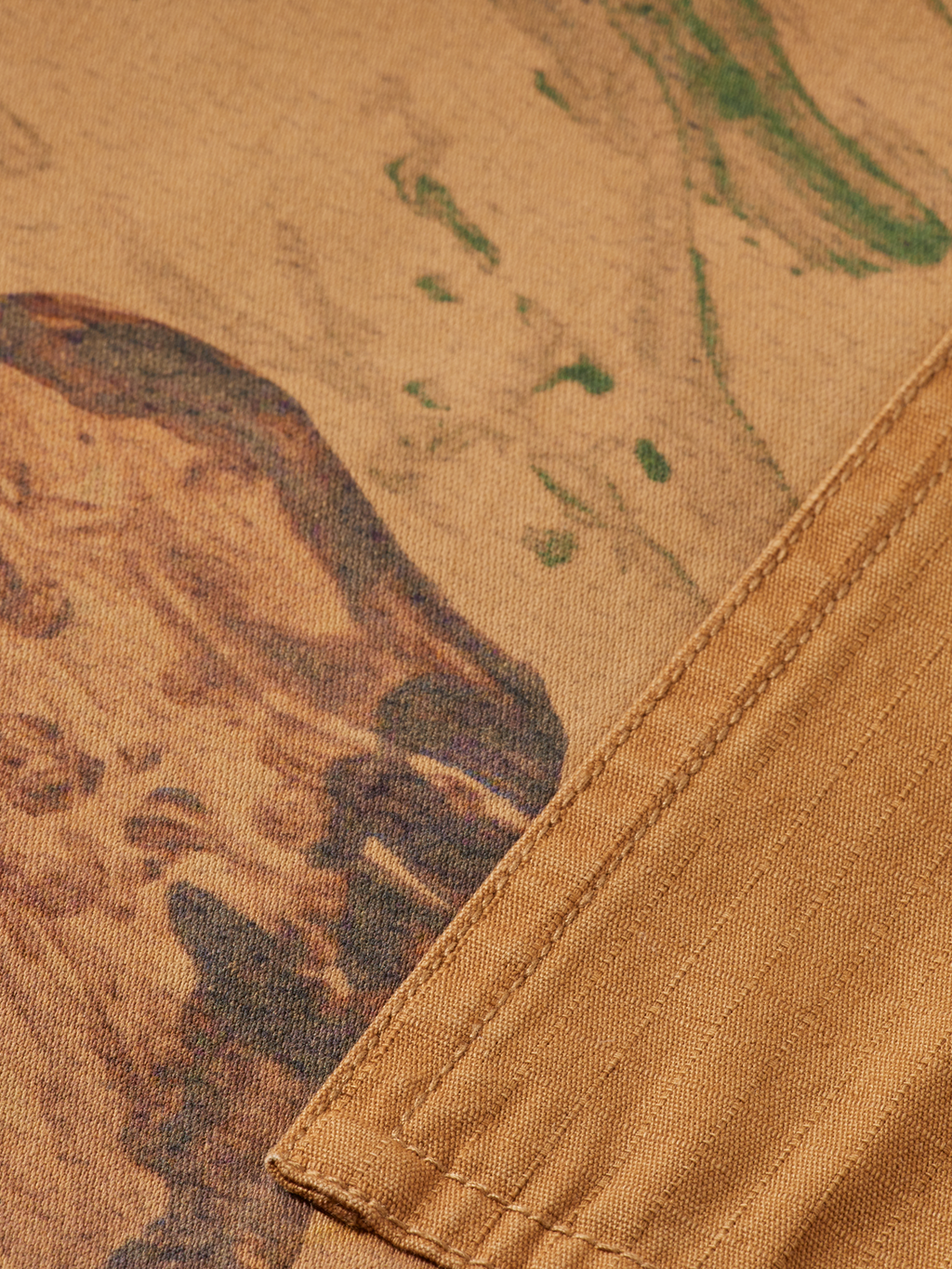 Harper Printed loose tapered cargo pants