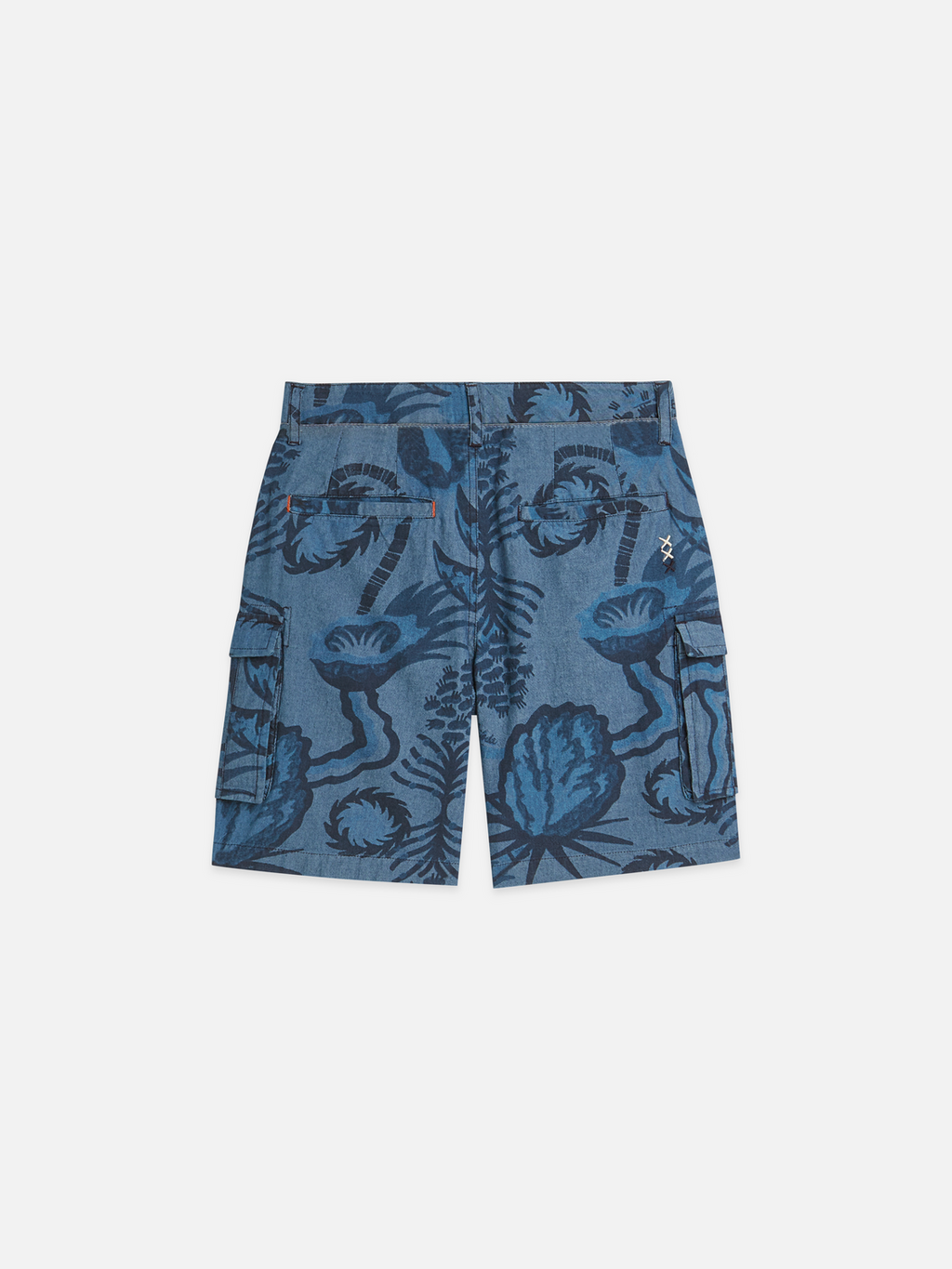 Boys print chambray shorts