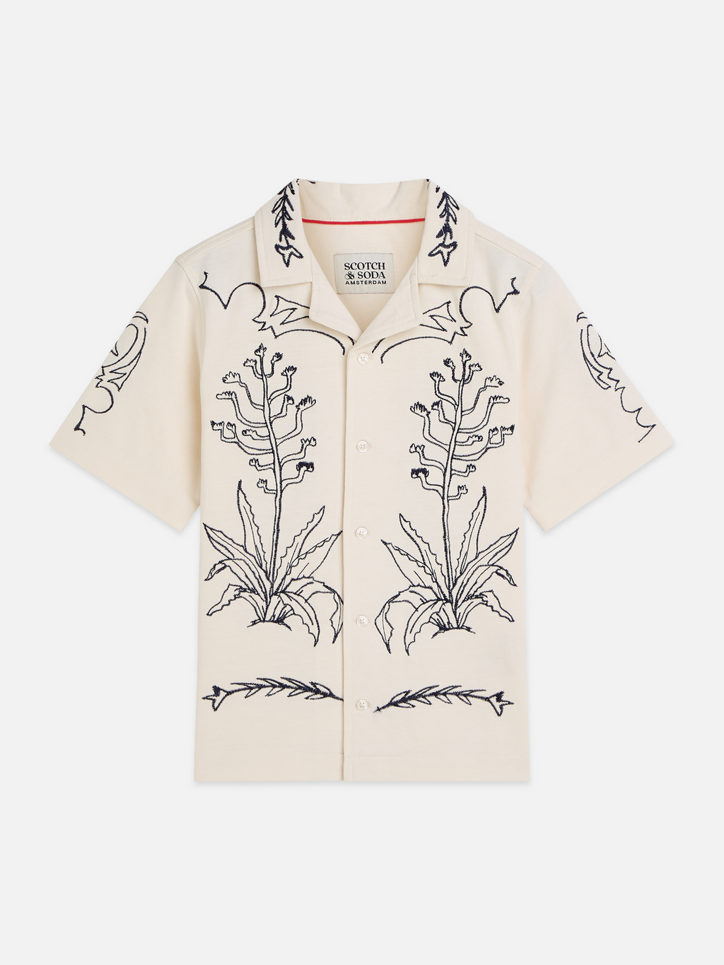 Boys Placed print short sleeve shirt