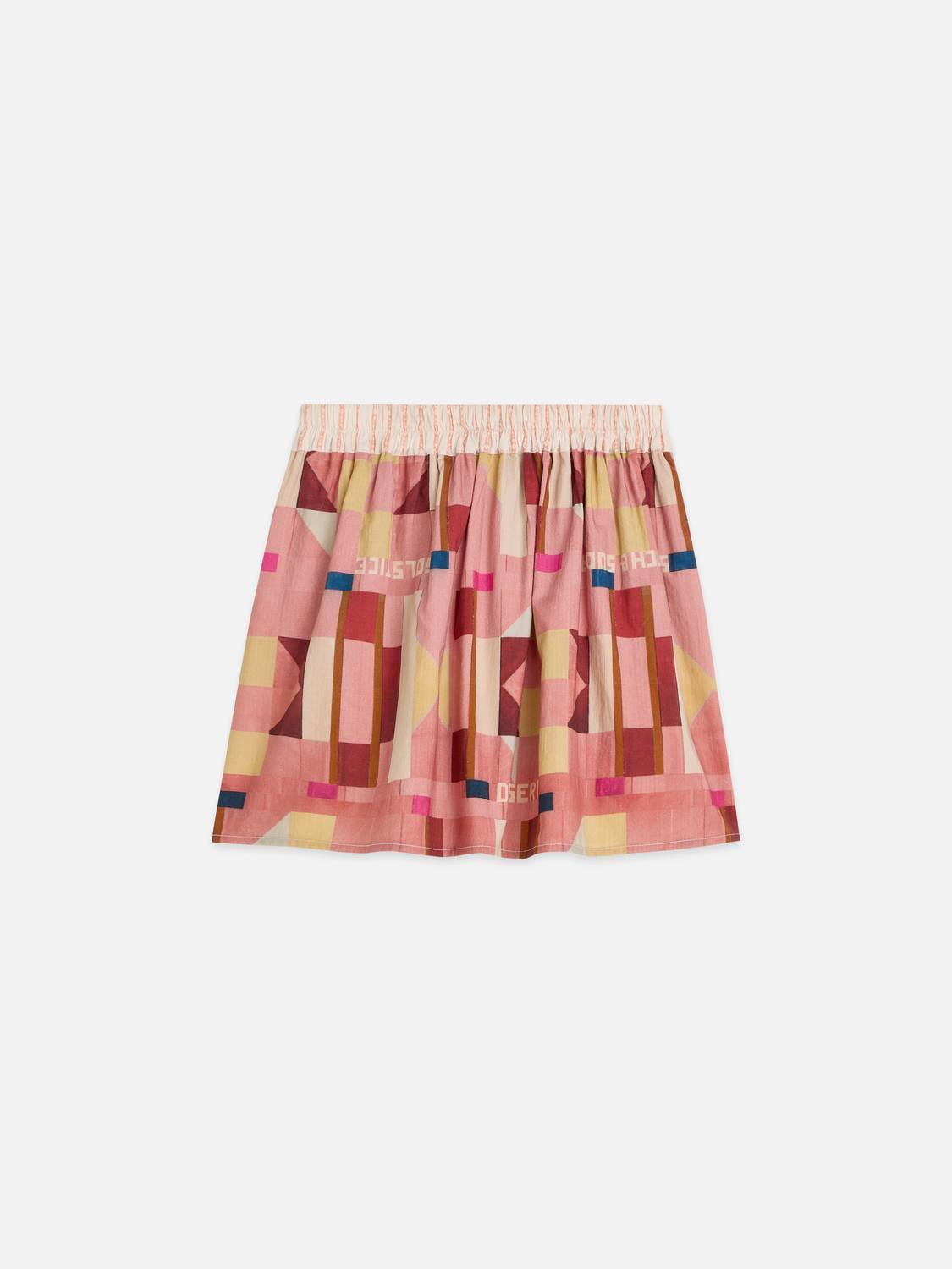 Girls Printed seersucker skirt