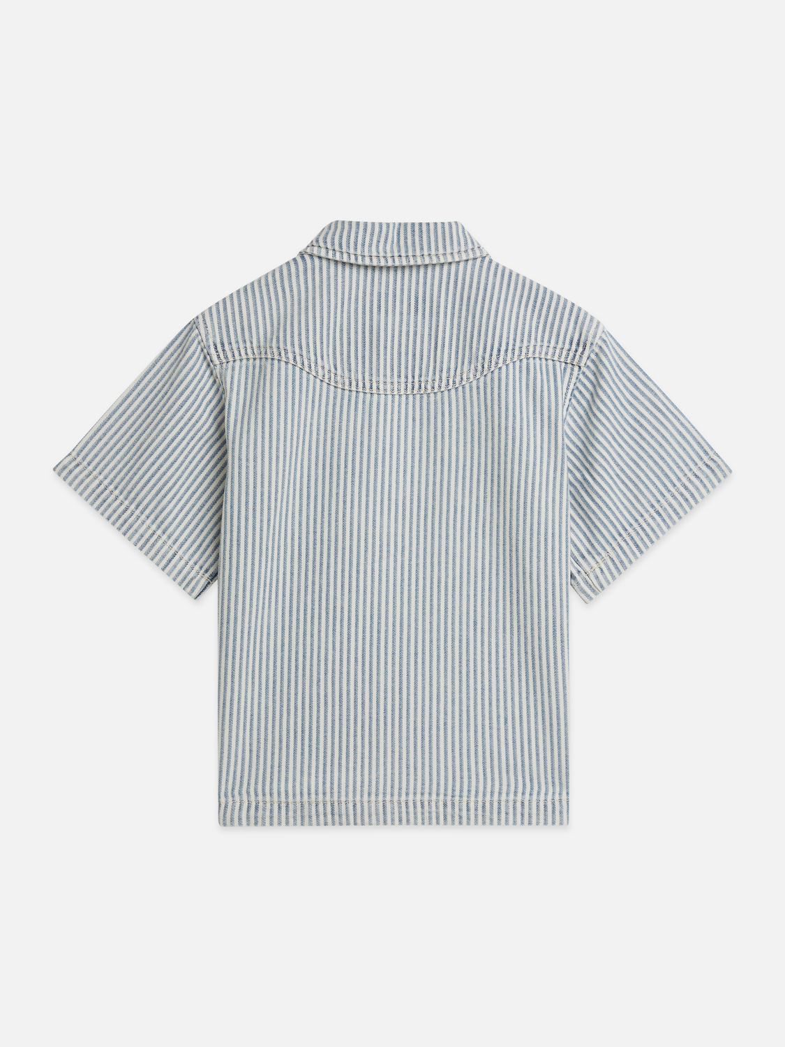 Girls Short-sleeve denim shirt