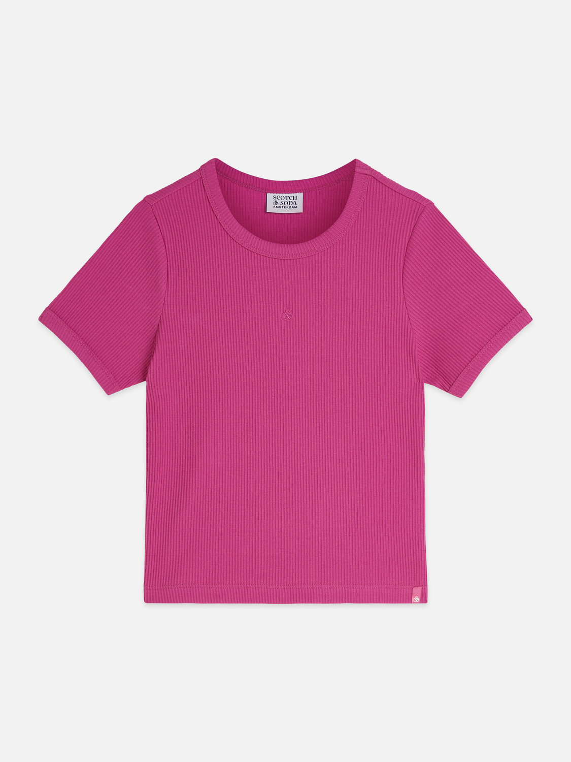 Girls Seasonal Essentials ribbed slim T-shirt