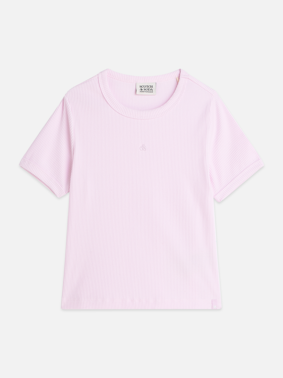 Girls Seasonal Essentials ribbed slim T-shirt