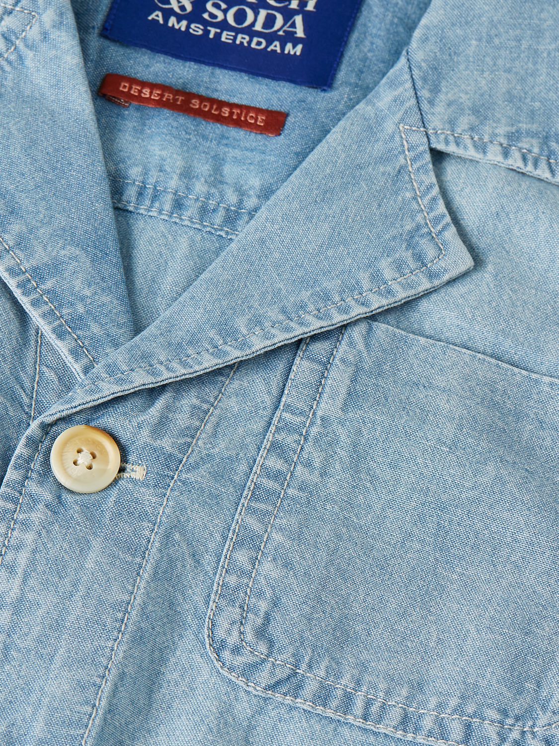 Girls Lightweight chambray playsuit