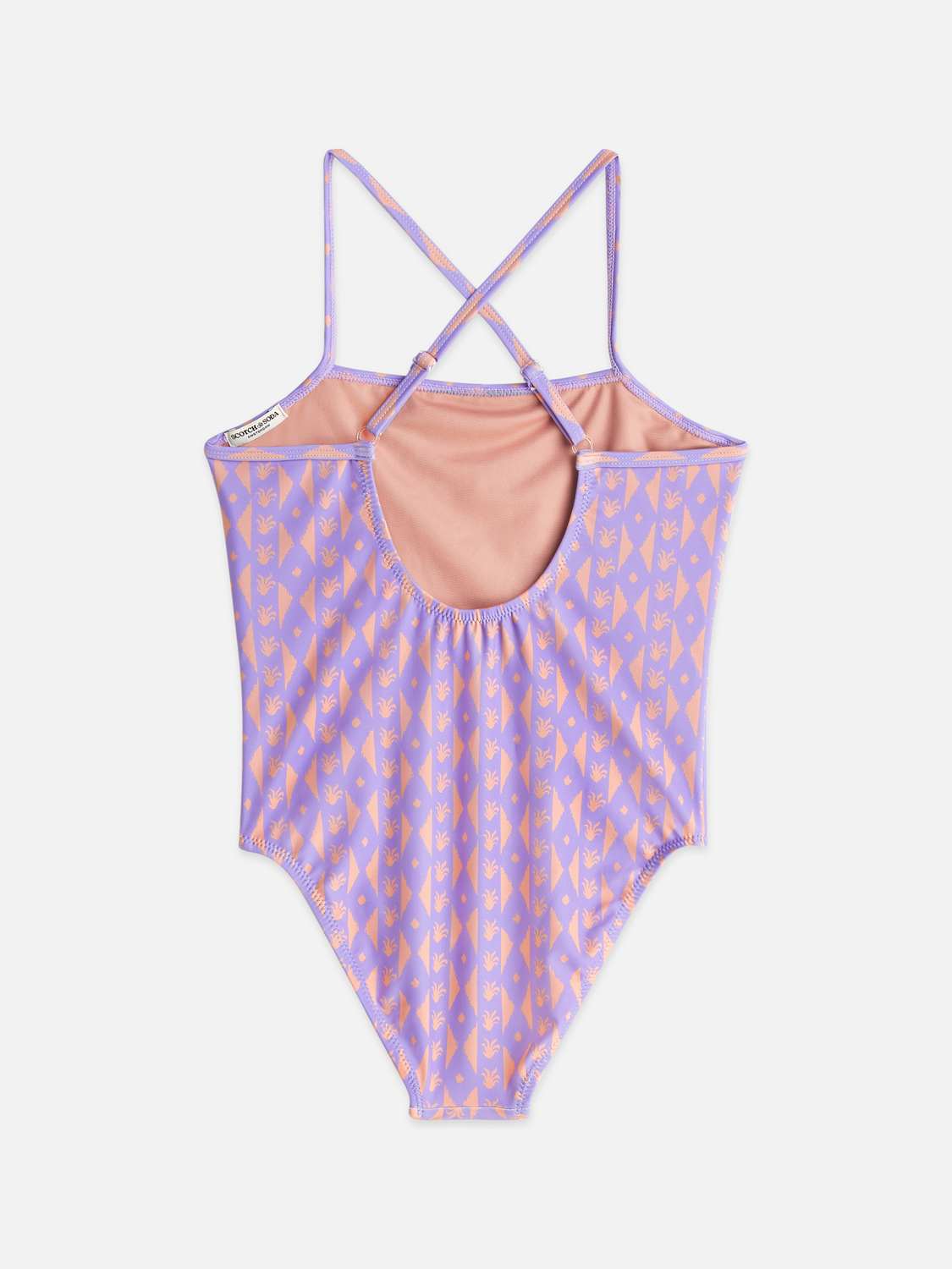 Girls printed bathing suit