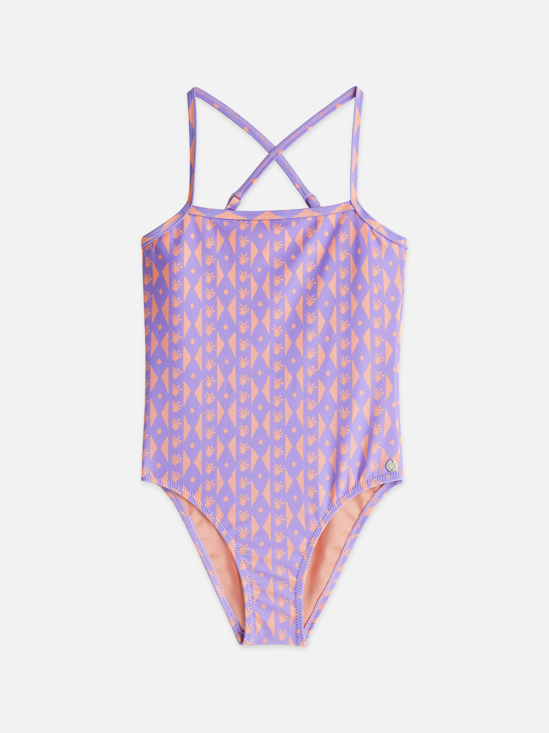 Girls printed bathing suit