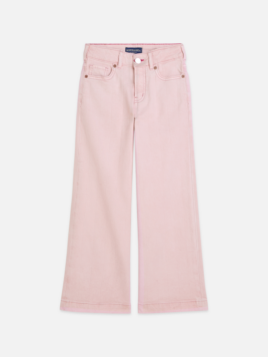 Girls The Wave wide leg denim