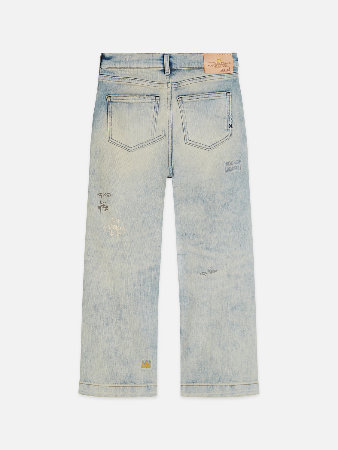 Scotch & Soda x Basquiat Girls' The Deep Loose Denim