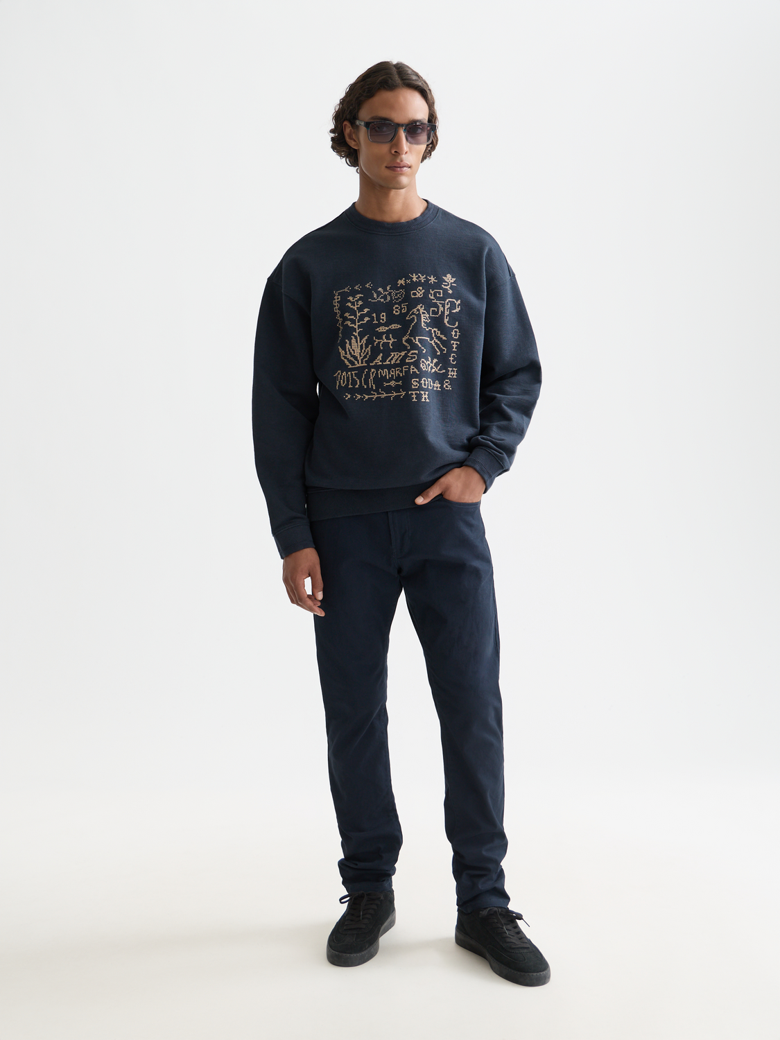 Ralston stretch cotton-twill pant