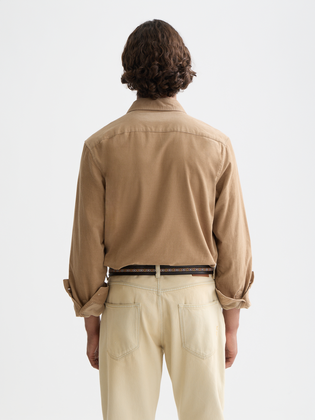 Lightweight corduroy regular-fit shirt