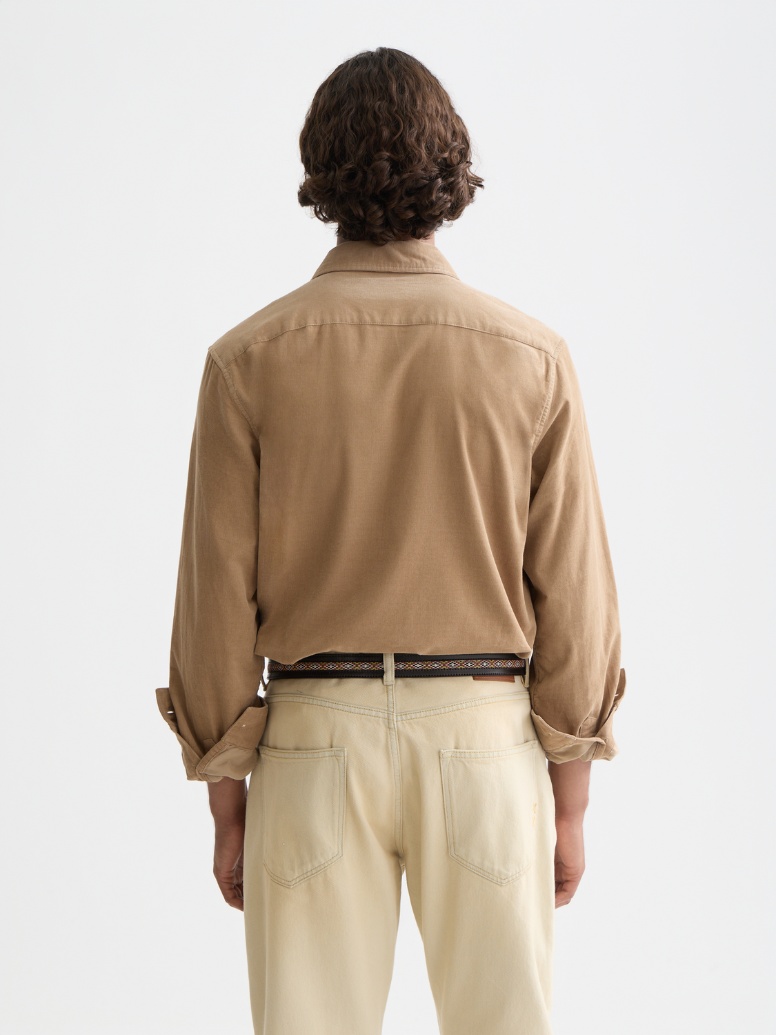 Lightweight corduroy regular-fit shirt