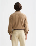 Lightweight Corduroy Regular-fit Shirt back view showing fit and finish by Scotch & Soda