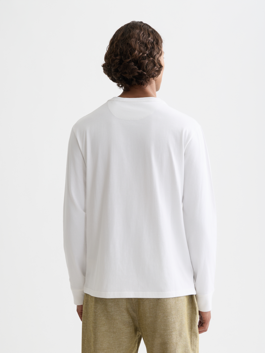 logo regular long sleeve top
