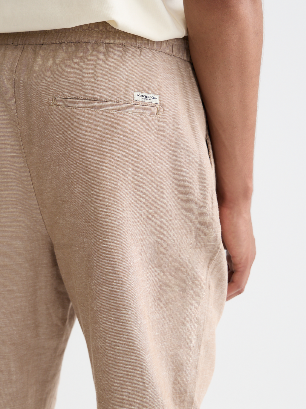 Seasonal Essentials Warren cotton linen jogger