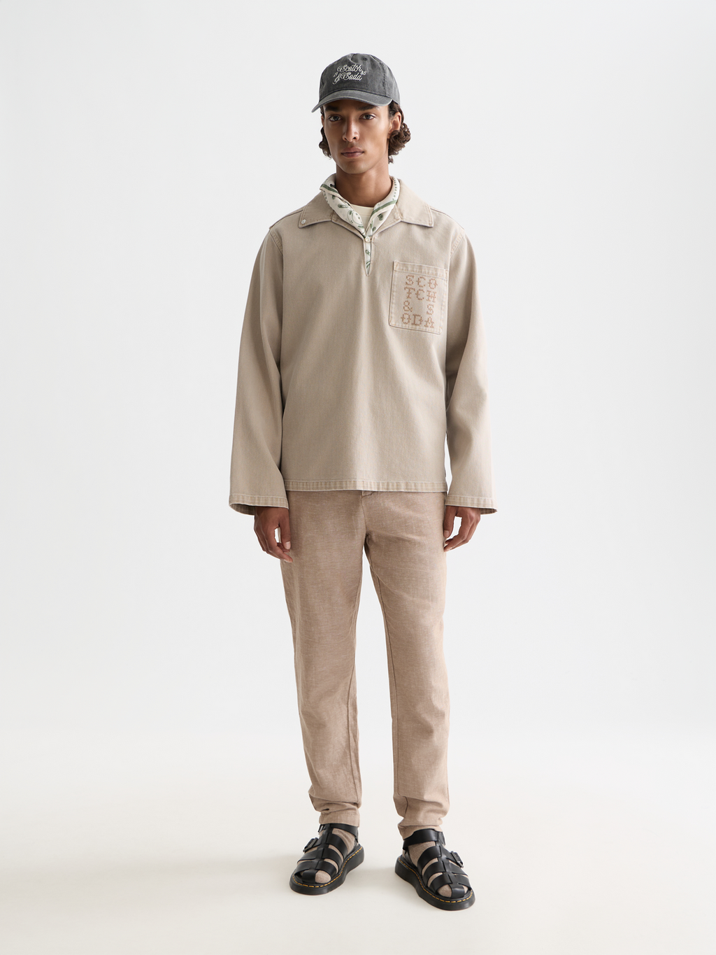 Seasonal Essentials Warren cotton linen jogger