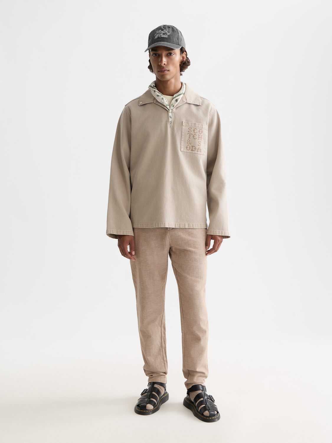 Seasonal Essentials Warren cotton linen jogger