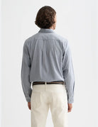 Seasonal Core Solid Oxford Regular-fit Shirt back view showing fit and finish by Scotch & Soda