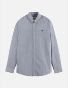 Seasonal Core Solid Oxford Regular-fit Shirt front view showing fit and finish by Scotch & Soda
