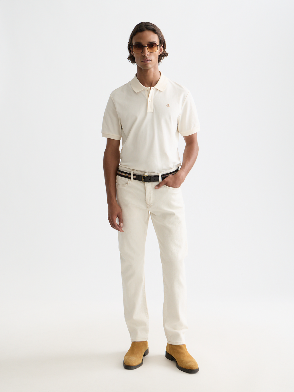 Seasonal Essentials pique logo polo