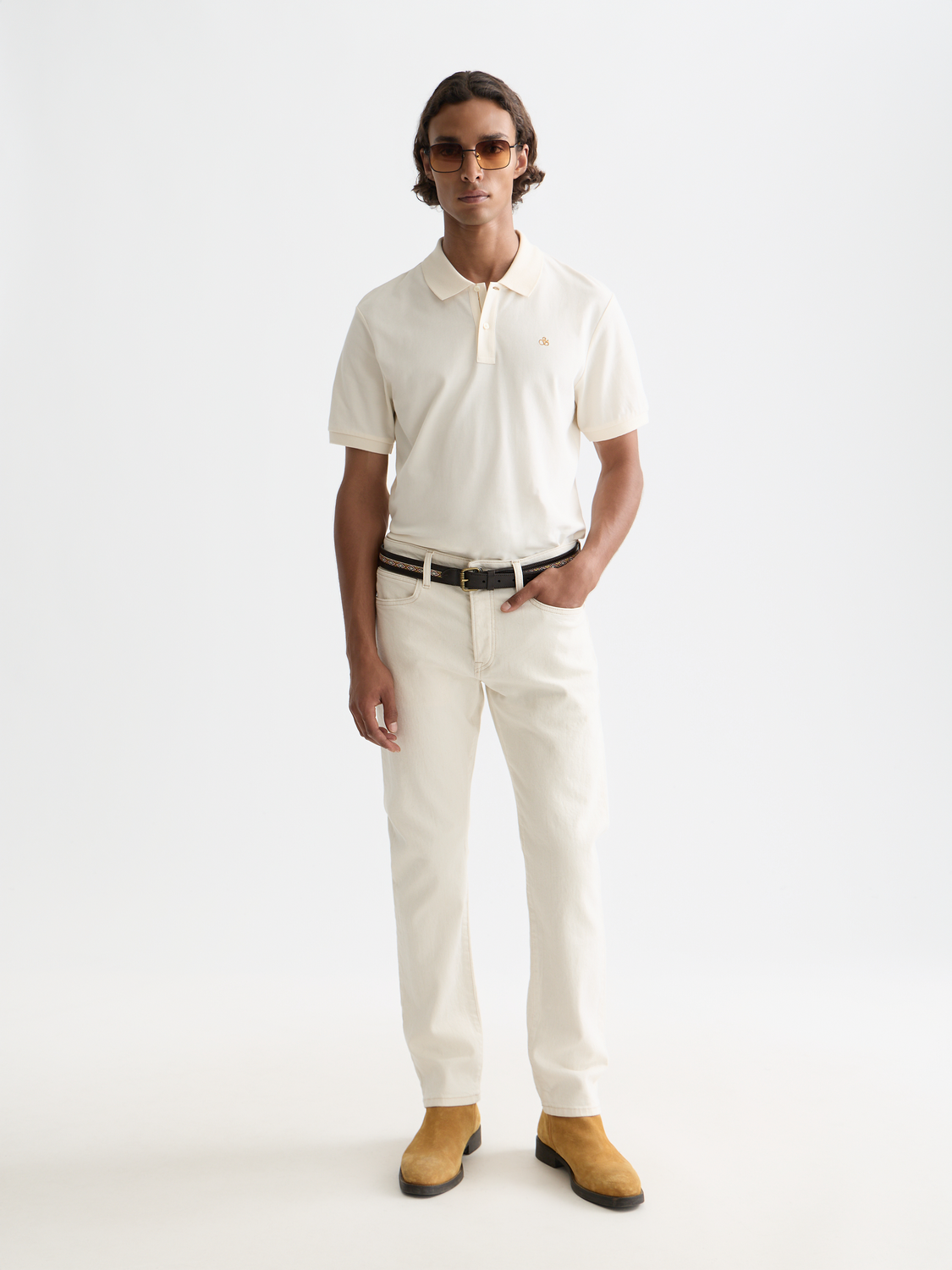 Seasonal Essentials pique logo polo