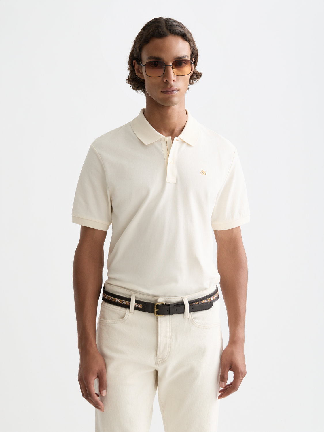 Seasonal Essentials pique logo polo
