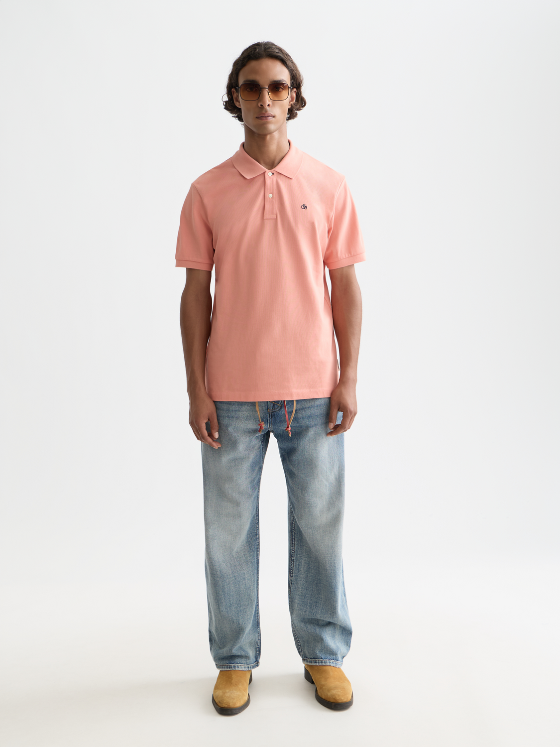 Seasonal Essentials pique logo polo