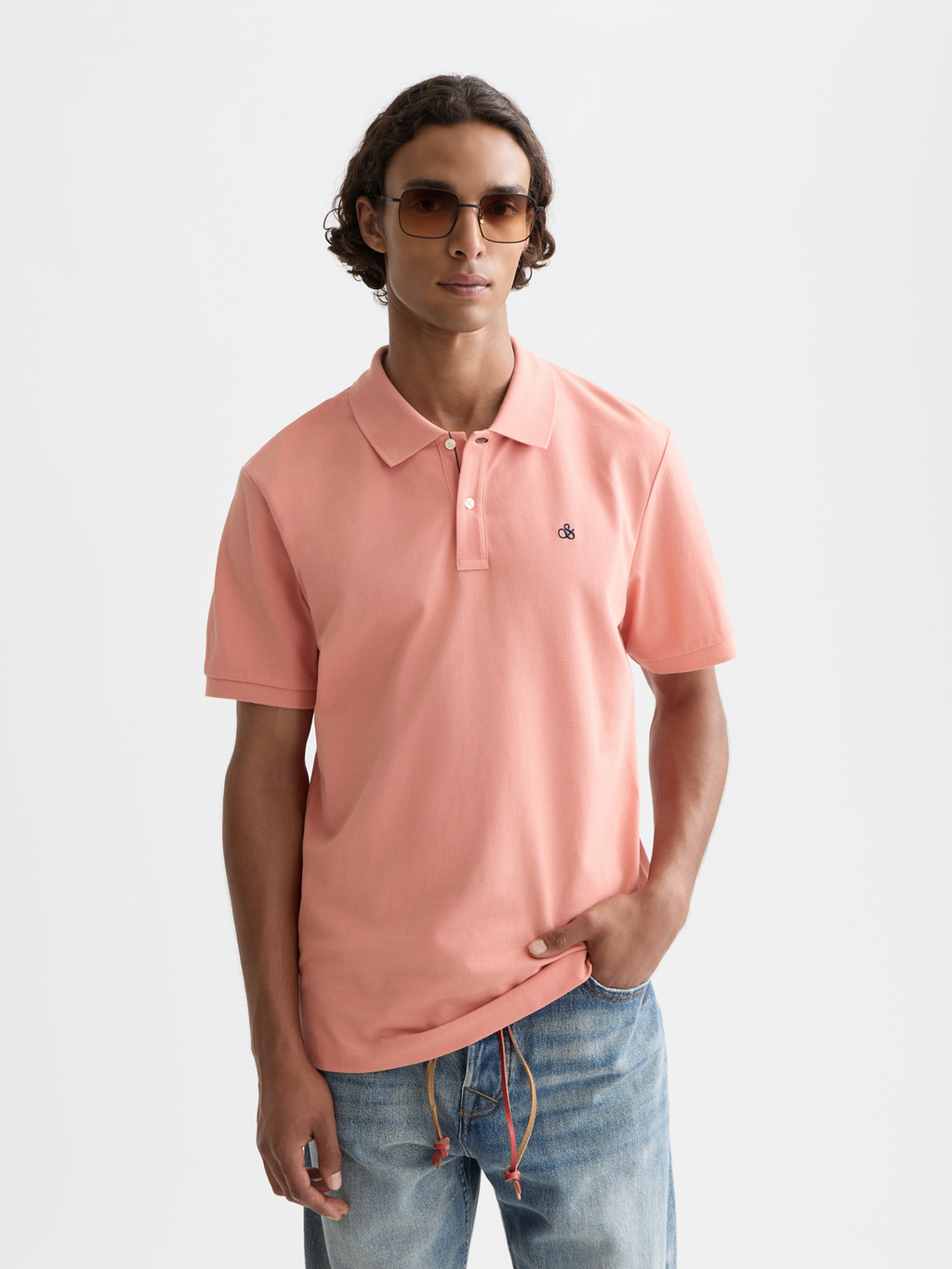 Seasonal Essentials pique logo polo