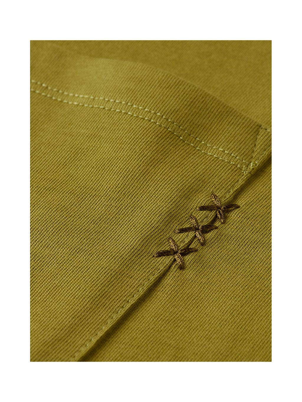 Seasonal Essentials 3 crosses pocket loose T-shirt