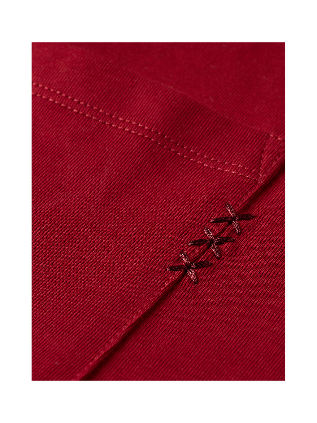 Seasonal Essentials 3 crosses pocket loose T-shirt