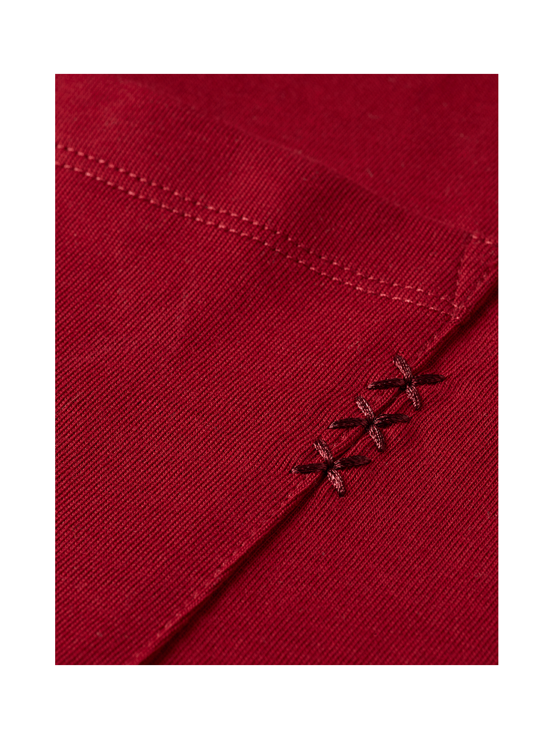 Seasonal Essentials 3 crosses pocket loose T-shirt