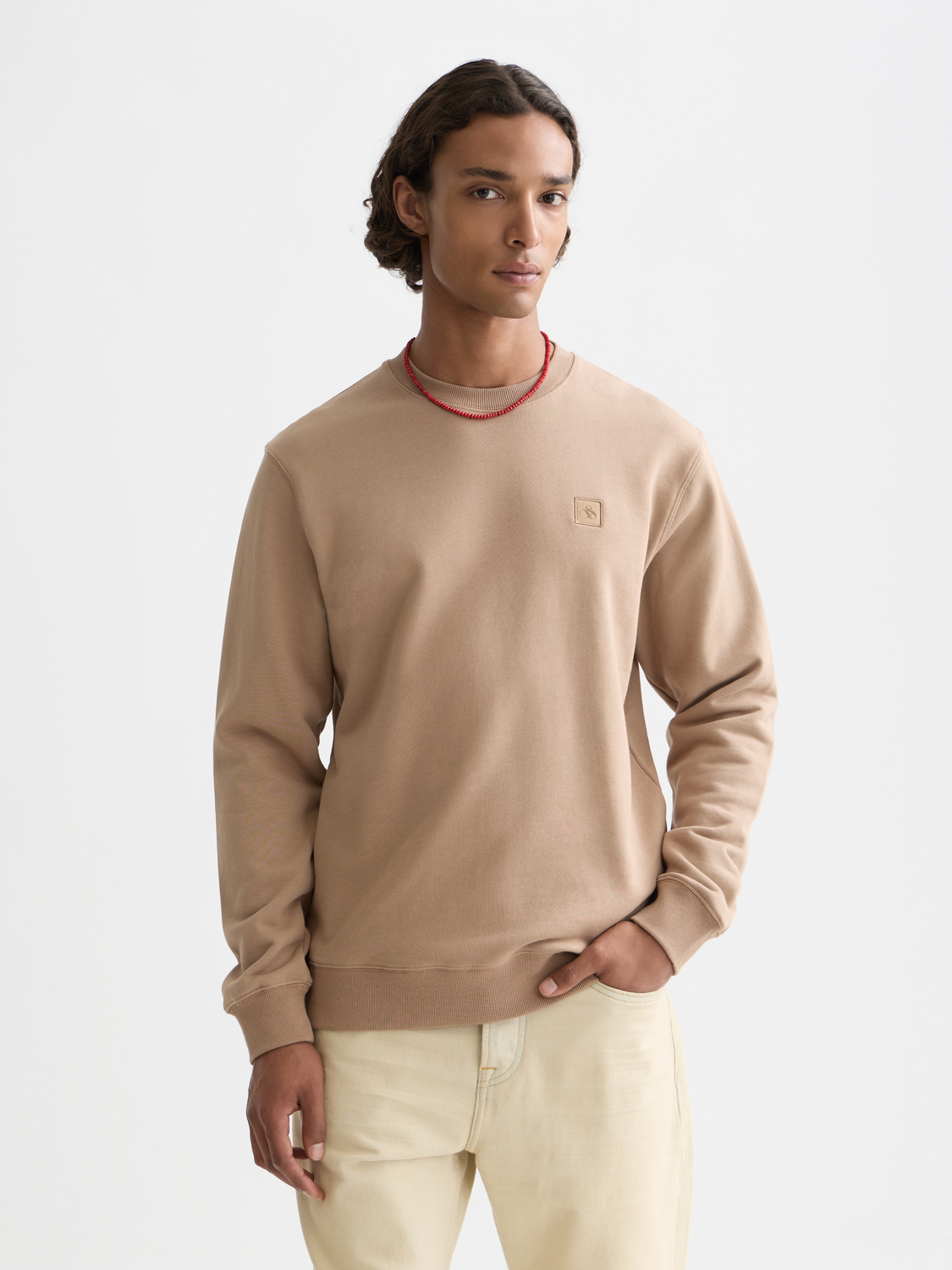 Seasonal Essentials logo badge sweatshirt