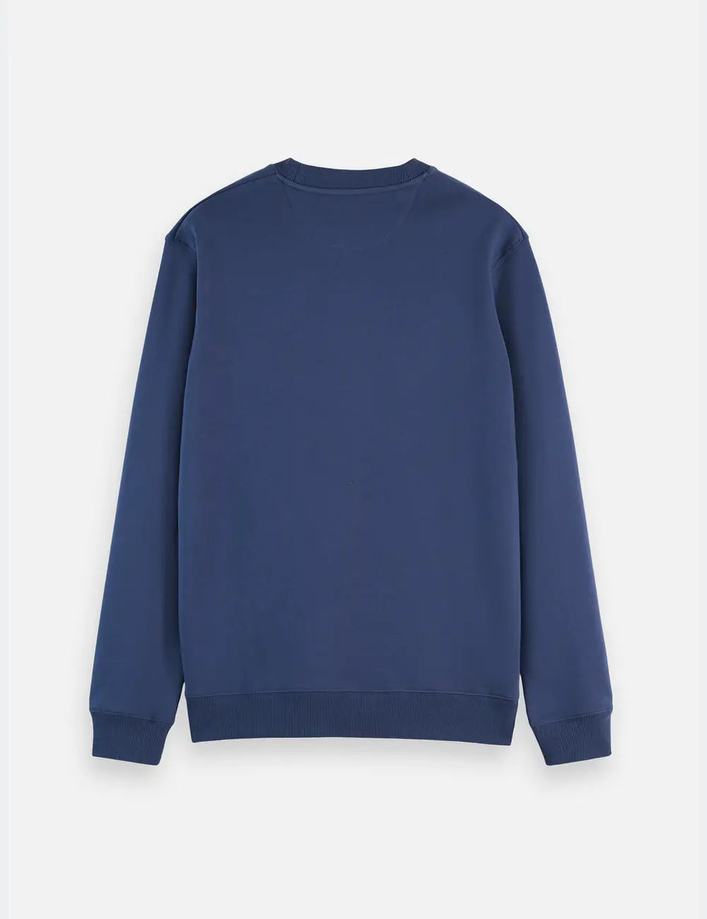 Seasonal Core Logo Badge Regular-fit Sweat-shirt flat lay showing product details by Scotch & Soda