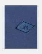 Seasonal Core Logo Badge Regular-fit Sweat-shirt detail shot of fabric and craftsmanship by Scotch & Soda