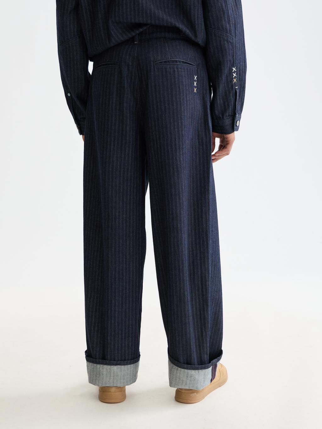 Seasonal loose denim chino