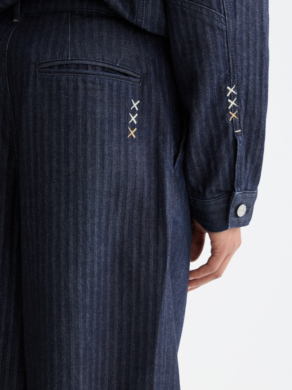 Seasonal loose denim chino