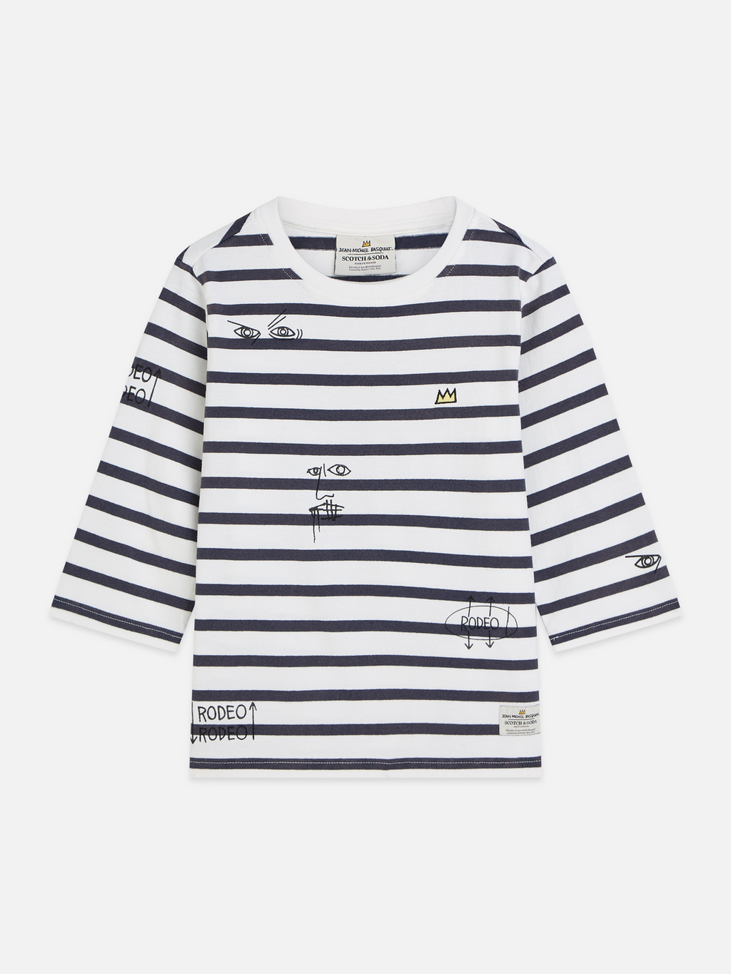 Scotch & Soda x Basquiat Girls' Breton T-Shirt