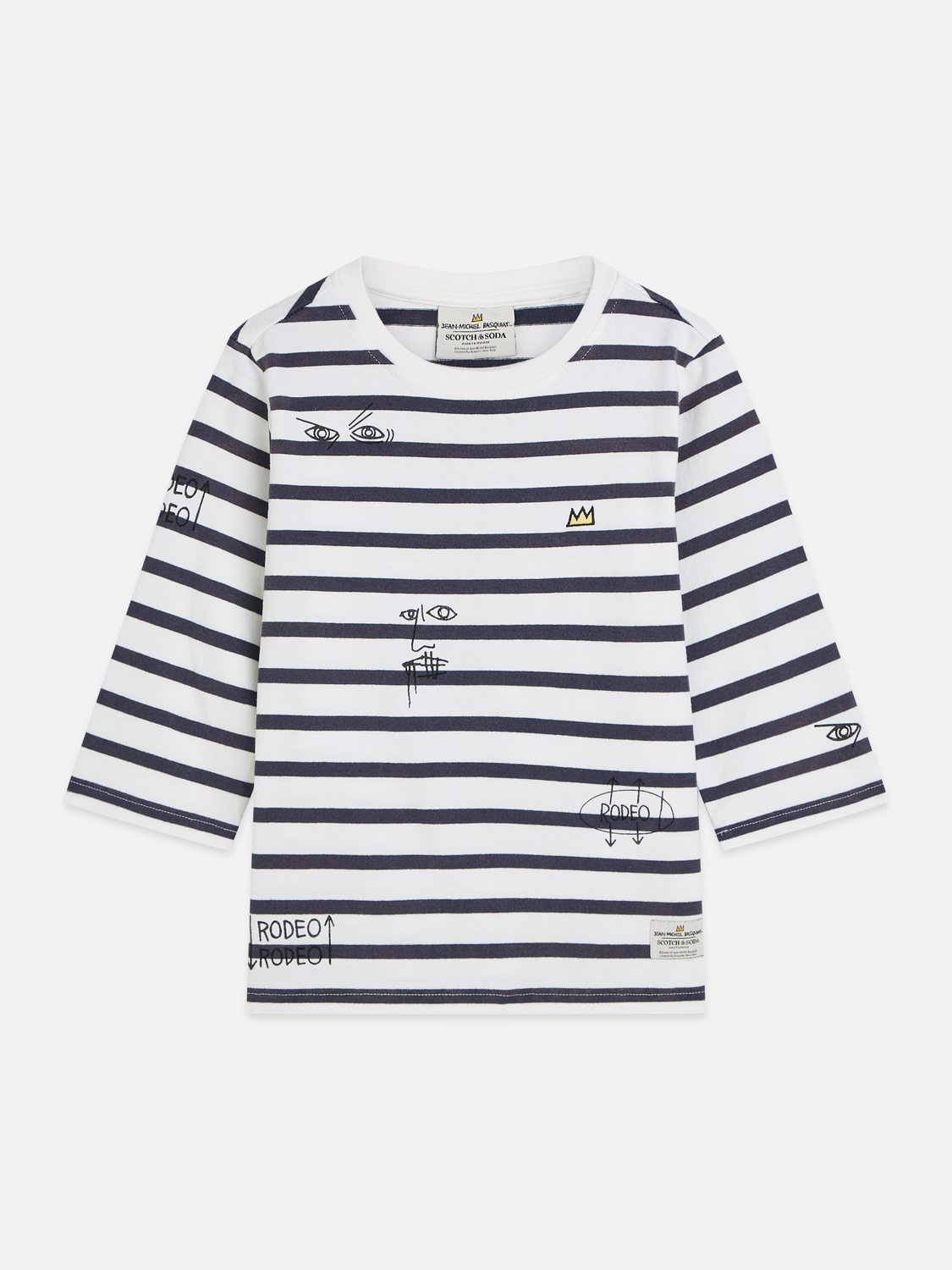 Scotch & Soda x Basquiat Girls' Breton T-Shirt