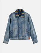 Washed Denim Ranch Jacket front view showing fit and finish by Scotch & Soda