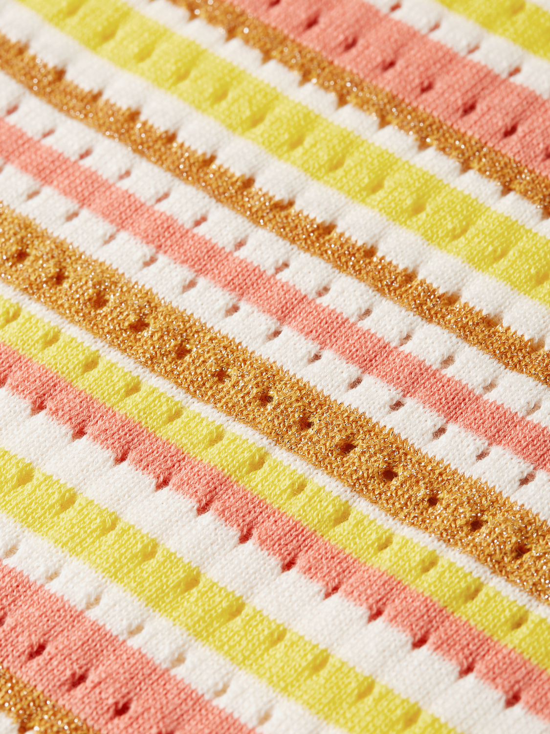 Girls stripe knitted sweatpants