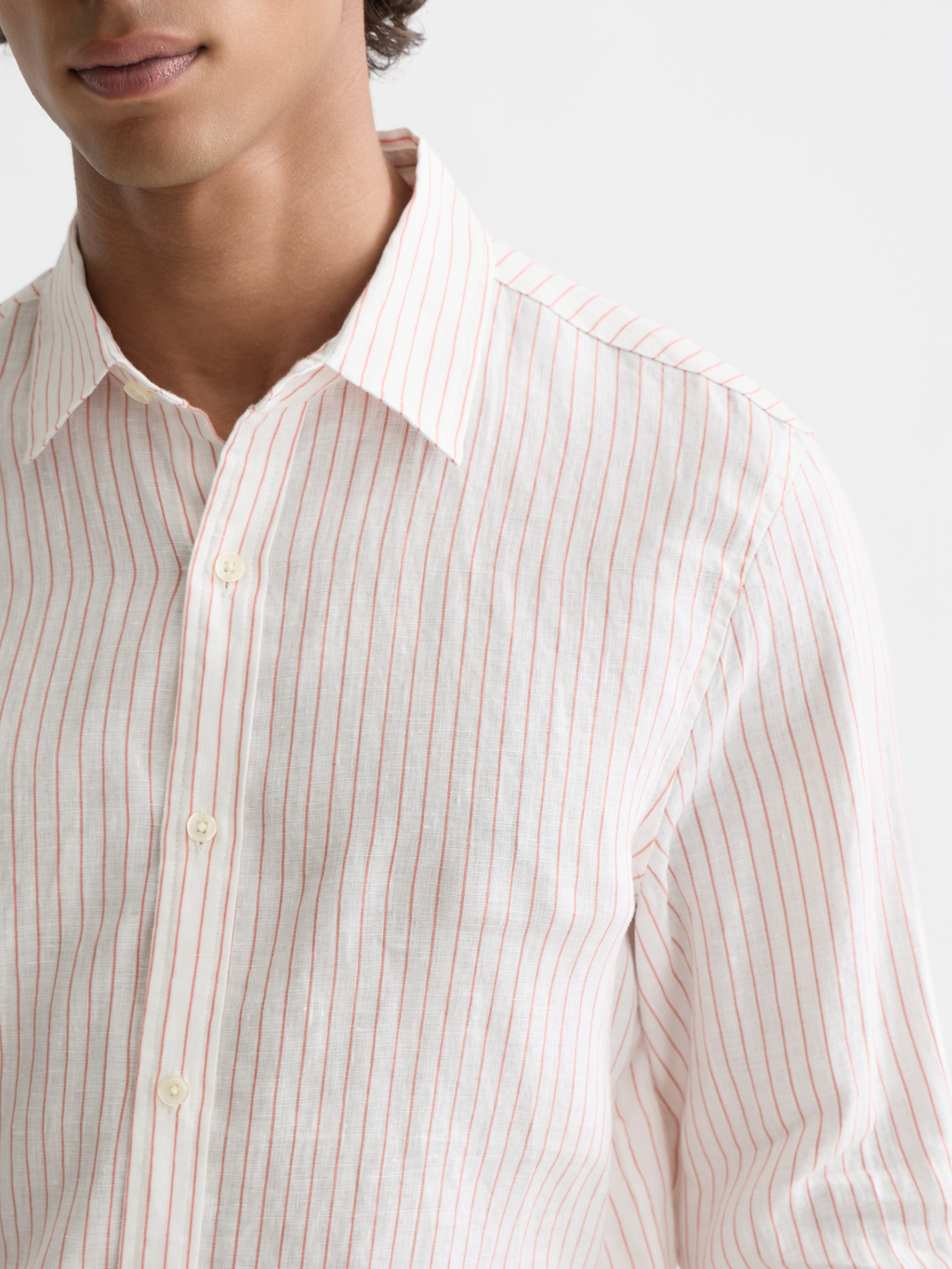 Striped linen shirt