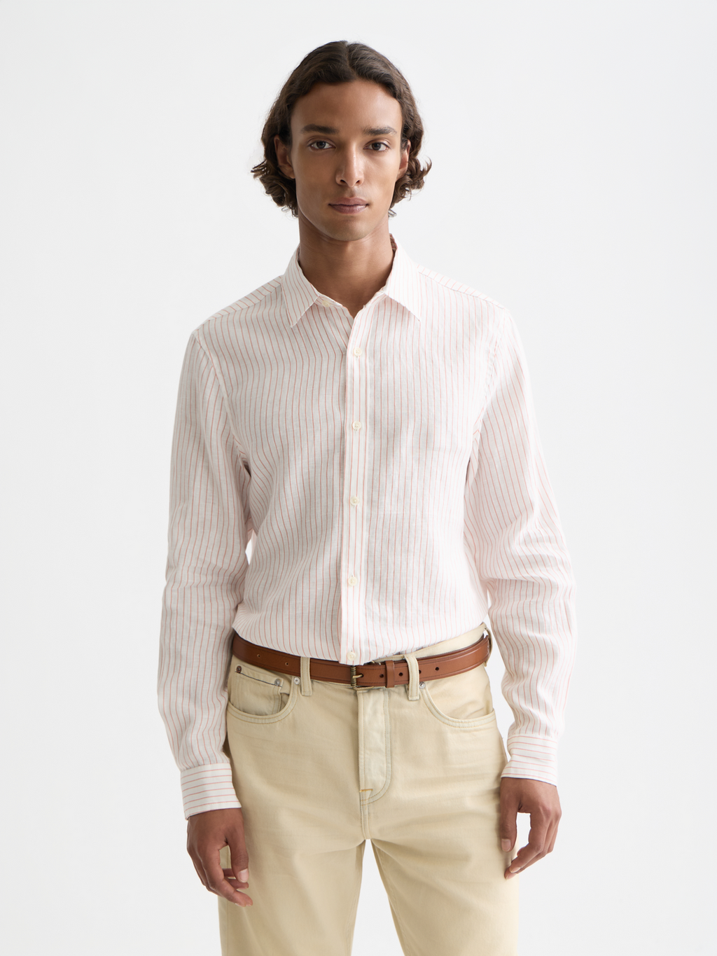 Striped linen shirt