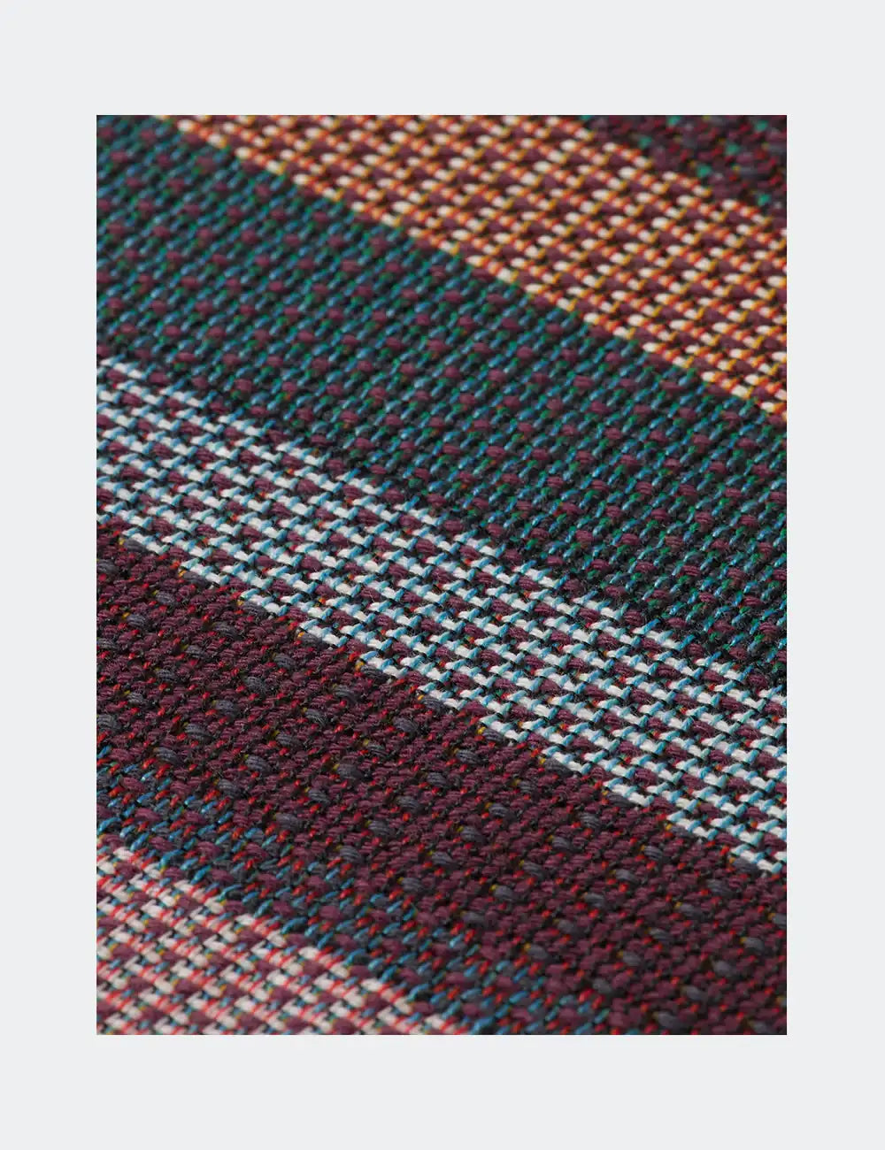 Jacquard Relaxed-fit Hoodie detail shot of fabric and craftsmanship by Scotch & Soda