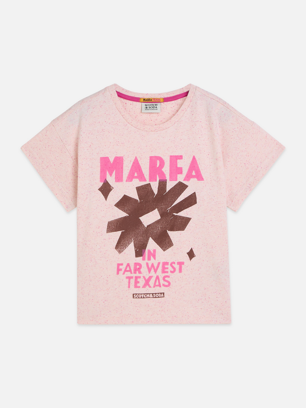 Girls artwork loose T-shirt