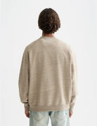 Space Yarn Embroidered Loose-fit Sweat-shirt back view showing fit and finish by Scotch & Soda
