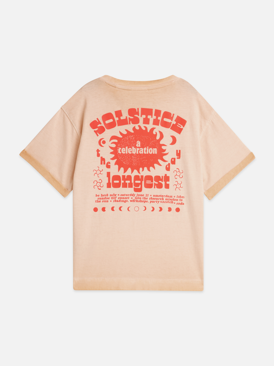Boys artwork relaxed dyed T-shirt