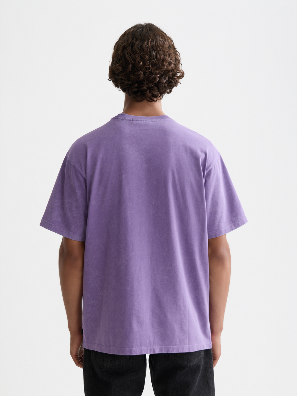 artwork relaxed snow-washed T-shirt